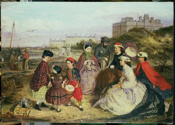 A Victorian Family at the Seaside